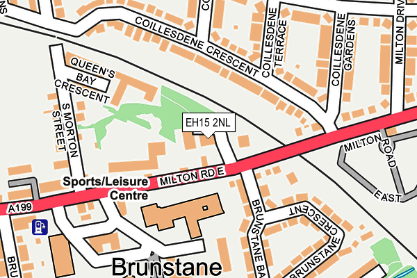 EH15 2NL map - OS OpenMap – Local (Ordnance Survey)