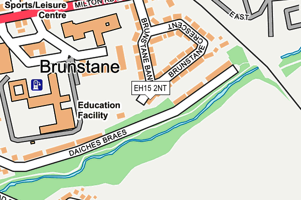 EH15 2NT map - OS OpenMap – Local (Ordnance Survey)