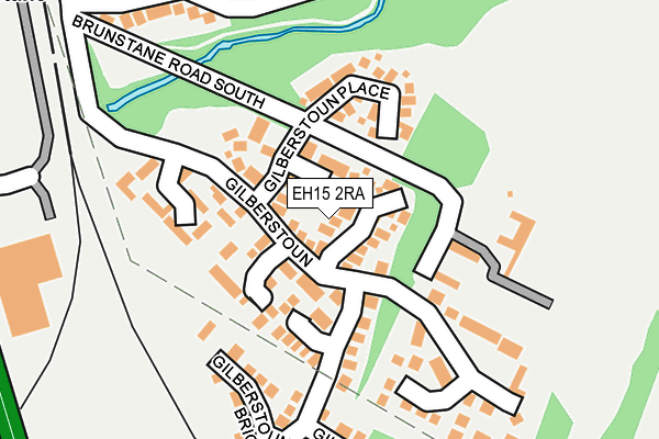 EH15 2RA map - OS OpenMap – Local (Ordnance Survey)