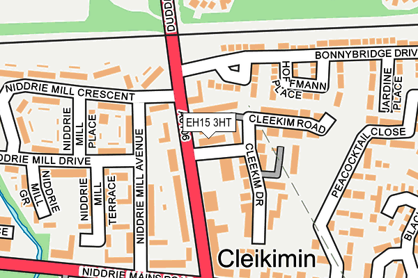 EH15 3HT map - OS OpenMap – Local (Ordnance Survey)