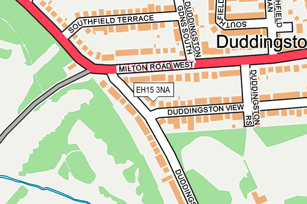 EH15 3NA map - OS OpenMap – Local (Ordnance Survey)