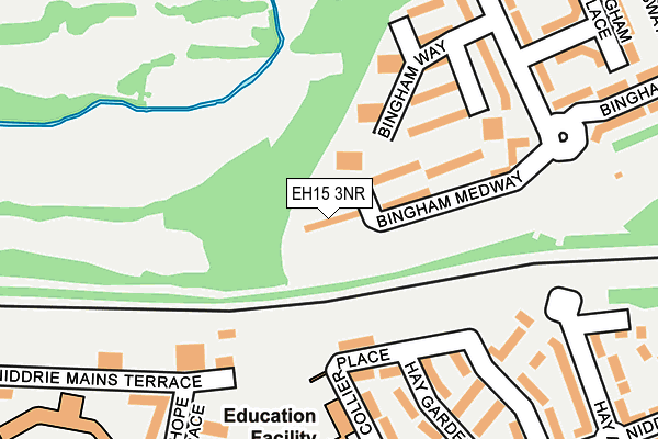 EH15 3NR map - OS OpenMap – Local (Ordnance Survey)