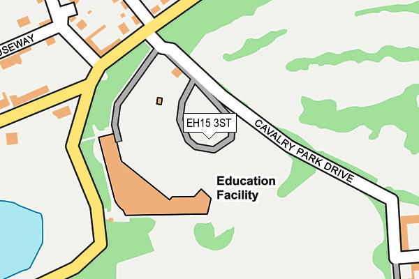 EH15 3ST map - OS OpenMap – Local (Ordnance Survey)