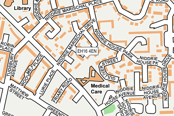 EH16 4EN map - OS OpenMap – Local (Ordnance Survey)