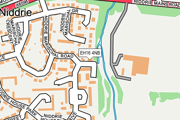 EH16 4NB map - OS OpenMap – Local (Ordnance Survey)