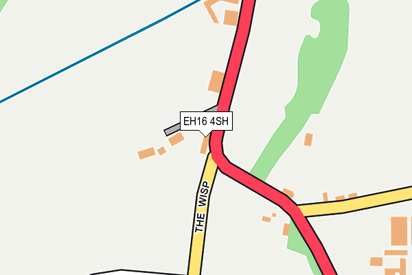 EH16 4SH map - OS OpenMap – Local (Ordnance Survey)