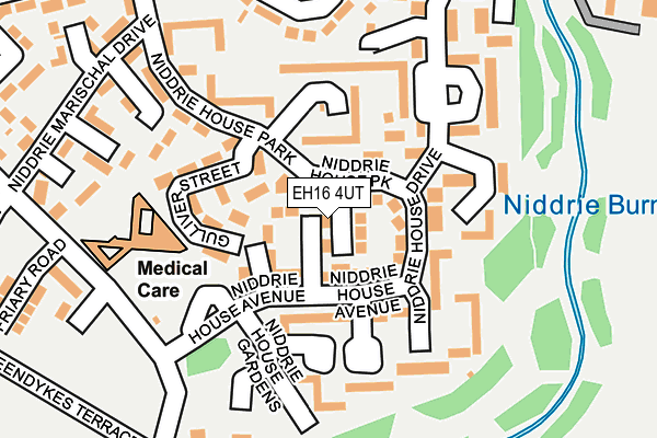 EH16 4UT map - OS OpenMap – Local (Ordnance Survey)