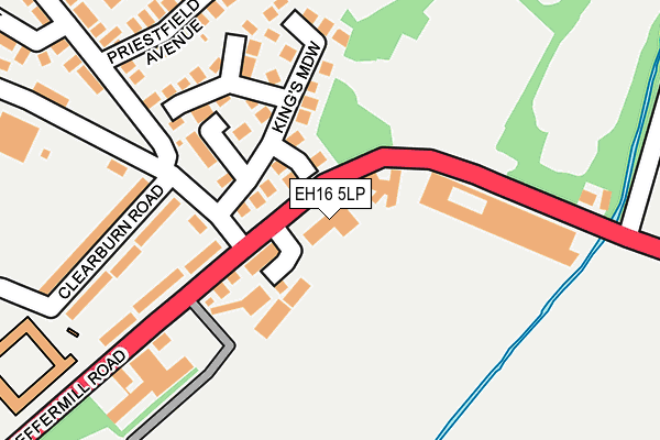 EH16 5LP map - OS OpenMap – Local (Ordnance Survey)