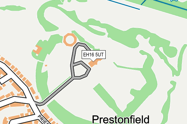 EH16 5UT map - OS OpenMap – Local (Ordnance Survey)