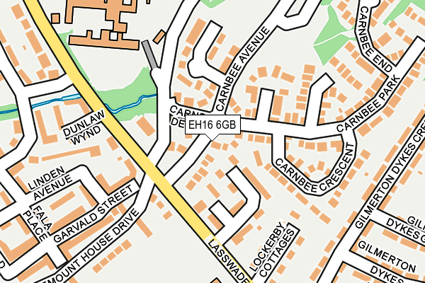 EH16 6GB map - OS OpenMap – Local (Ordnance Survey)