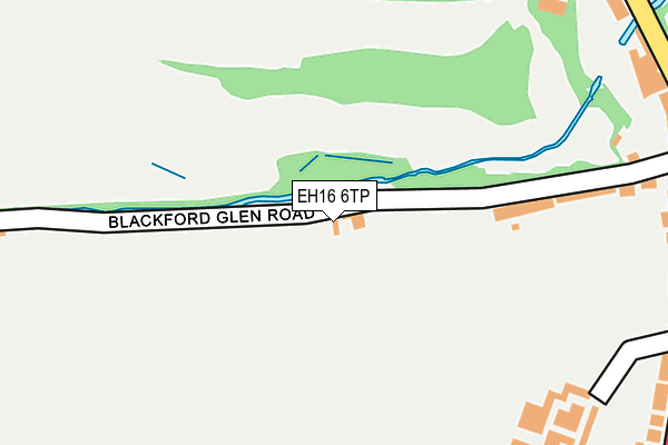 EH16 6TP map - OS OpenMap – Local (Ordnance Survey)