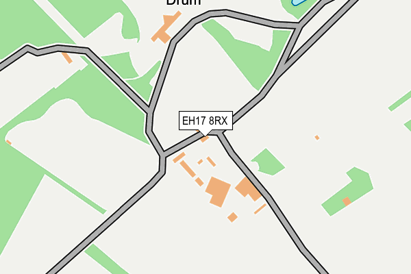 EH17 8RX map - OS OpenMap – Local (Ordnance Survey)