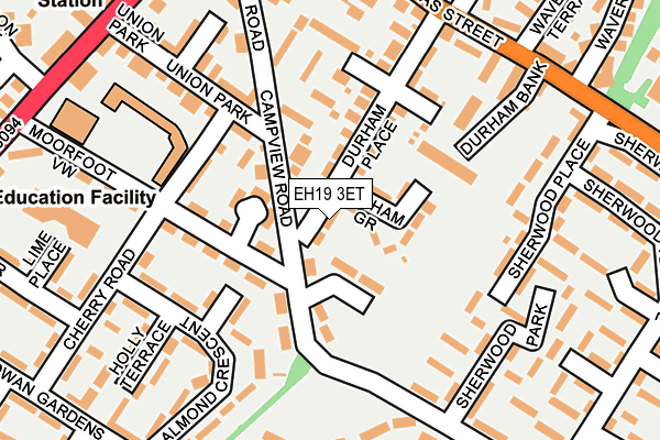 EH19 3ET map - OS OpenMap – Local (Ordnance Survey)