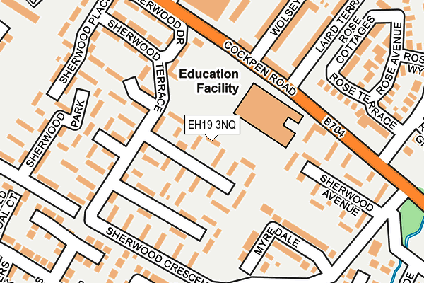 EH19 3NQ map - OS OpenMap – Local (Ordnance Survey)