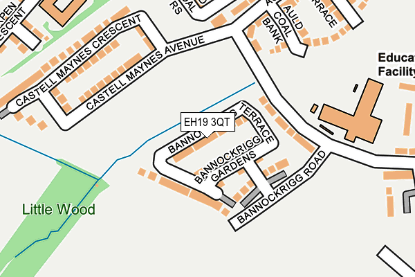 EH19 3QT map - OS OpenMap – Local (Ordnance Survey)
