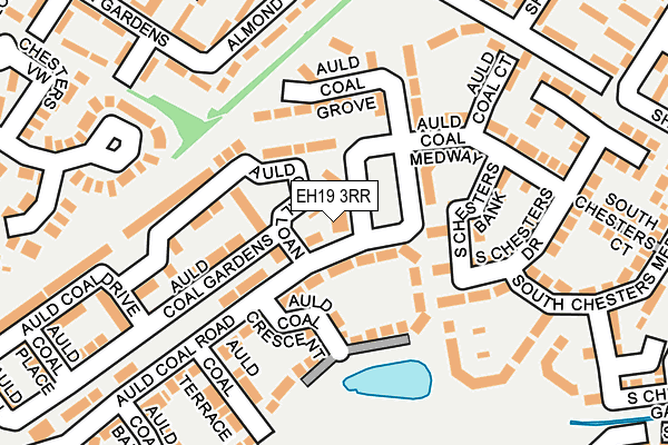 EH19 3RR map - OS OpenMap – Local (Ordnance Survey)
