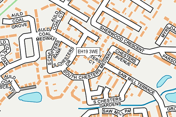 EH19 3WE map - OS OpenMap – Local (Ordnance Survey)