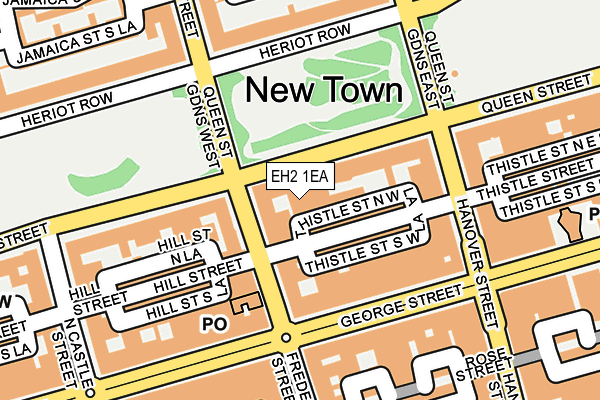 EH2 1EA map - OS OpenMap – Local (Ordnance Survey)