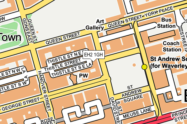 EH2 1GH map - OS OpenMap – Local (Ordnance Survey)