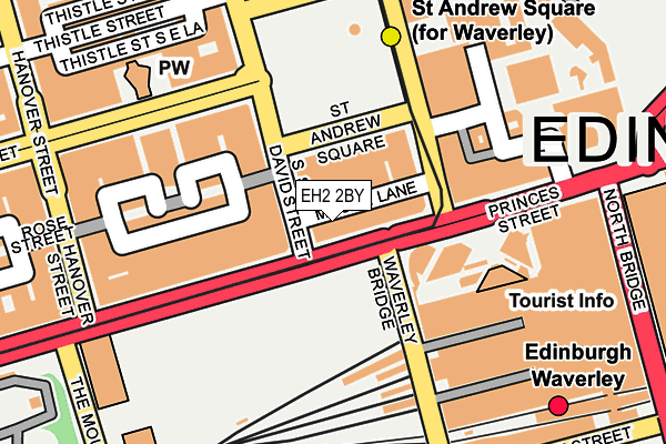 EH2 2BY map - OS OpenMap – Local (Ordnance Survey)