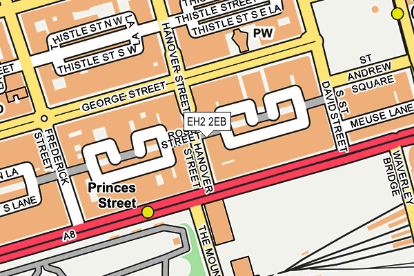 EH2 2EB map - OS OpenMap – Local (Ordnance Survey)