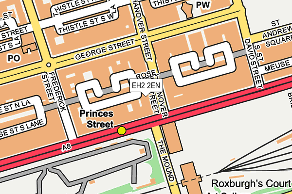 EH2 2EN map - OS OpenMap – Local (Ordnance Survey)