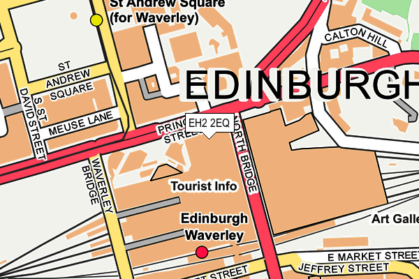 EH2 2EQ map - OS OpenMap – Local (Ordnance Survey)