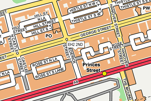 EH2 2ND map - OS OpenMap – Local (Ordnance Survey)