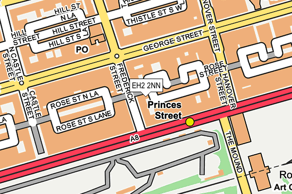 EH2 2NN map - OS OpenMap – Local (Ordnance Survey)