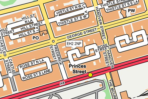 EH2 2NP map - OS OpenMap – Local (Ordnance Survey)