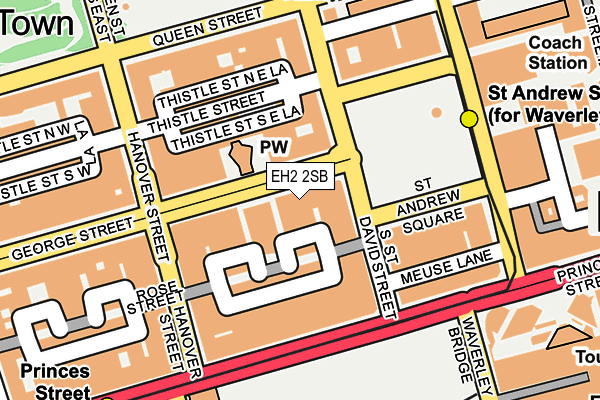 EH2 2SB map - OS OpenMap – Local (Ordnance Survey)