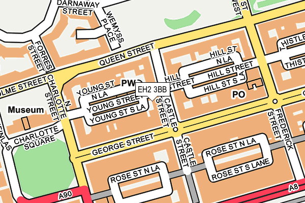 EH2 3BB map - OS OpenMap – Local (Ordnance Survey)