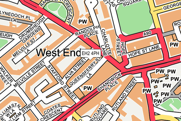 Map of ANDERSON & EDWARDS LTD at local scale
