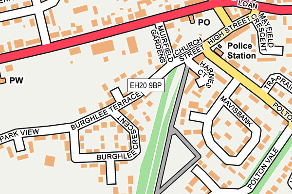 EH20 9BP map - OS OpenMap – Local (Ordnance Survey)