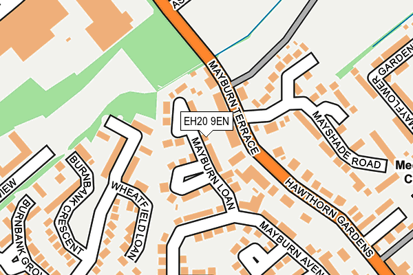 EH20 9EN map - OS OpenMap – Local (Ordnance Survey)