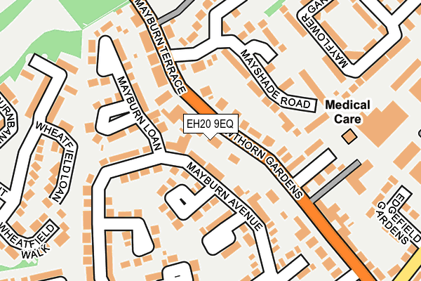 EH20 9EQ map - OS OpenMap – Local (Ordnance Survey)