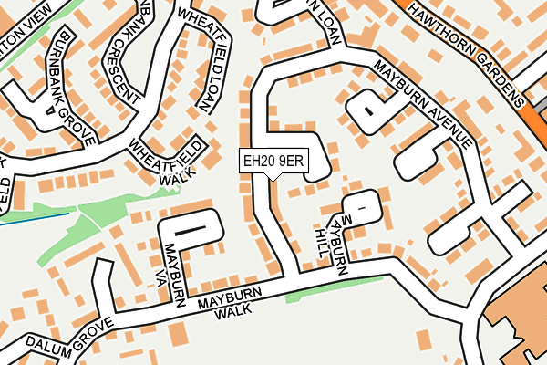 EH20 9ER map - OS OpenMap – Local (Ordnance Survey)