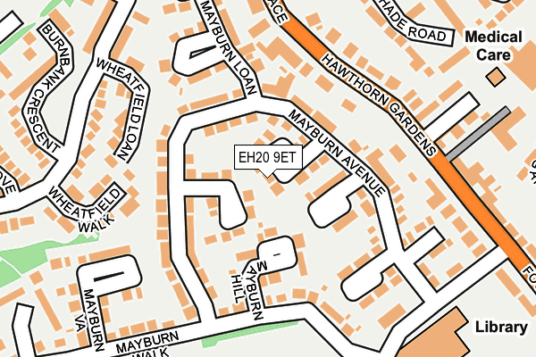 EH20 9ET map - OS OpenMap – Local (Ordnance Survey)