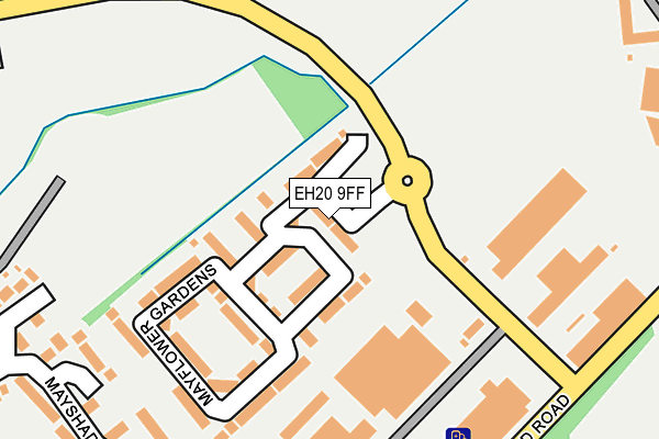 EH20 9FF map - OS OpenMap – Local (Ordnance Survey)