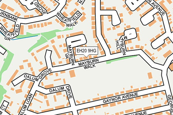 EH20 9HG map - OS OpenMap – Local (Ordnance Survey)