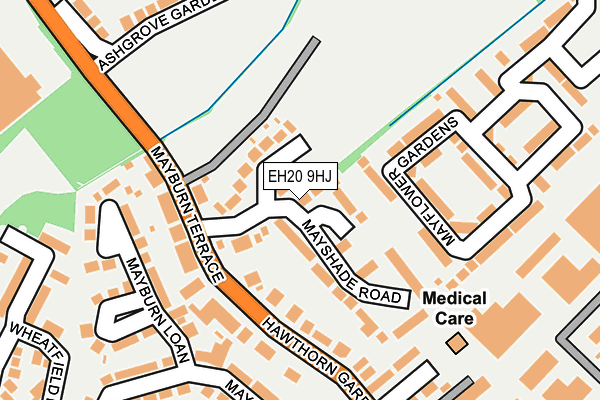 EH20 9HJ map - OS OpenMap – Local (Ordnance Survey)