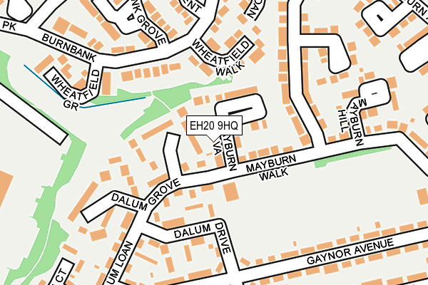 EH20 9HQ map - OS OpenMap – Local (Ordnance Survey)