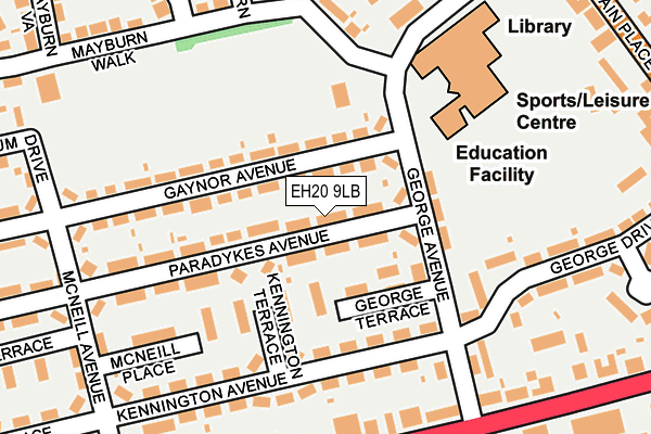 Map of THE SMITH EMSLEY PARTNERSHIP LIMITED at local scale