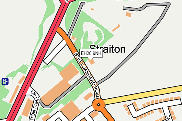 EH20 9NH map - OS OpenMap – Local (Ordnance Survey)