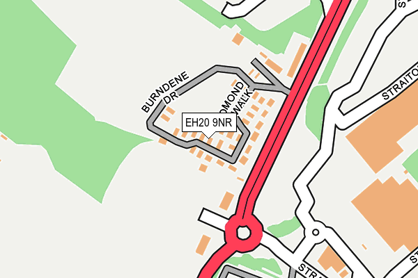 EH20 9NR map - OS OpenMap – Local (Ordnance Survey)