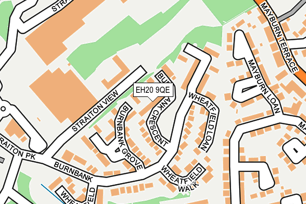 EH20 9QE map - OS OpenMap – Local (Ordnance Survey)