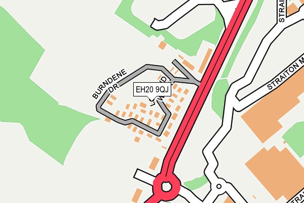 EH20 9QJ map - OS OpenMap – Local (Ordnance Survey)