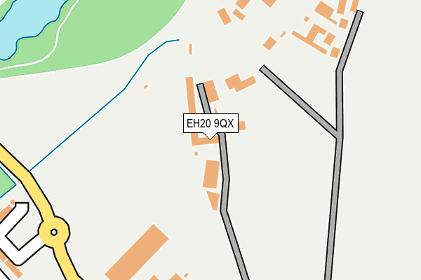 EH20 9QX map - OS OpenMap – Local (Ordnance Survey)