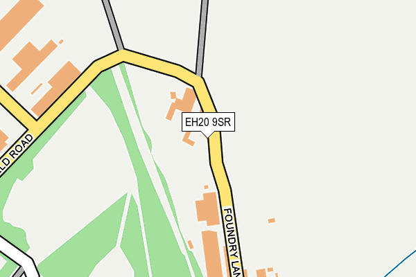 EH20 9SR map - OS OpenMap – Local (Ordnance Survey)