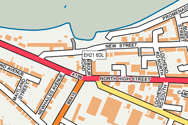 Map of DREADNOUGHT LEITH LTD at local scale